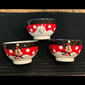 Set of 3 Disney Park Authentic Original Bowls